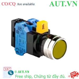 Ảnh của Nút nhấn nhả IDEC HW4L-M1F20QD-Y-24V D22 2NO (Vàng)