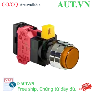 Ảnh của Nút nhấn nhả IDEC HW4L-M2F01QD-A-12V D22 1NC (Hổ phách)