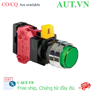 Ảnh của Nút nhấn nhả IDEC HW4L-M2F01QD-G-24V D22 1NC (Xanh)