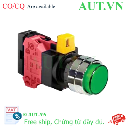 Ảnh của Nút nhấn nhả IDEC HW4L-M2F01QD-G-24V D22 1NC (Xanh)
