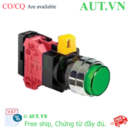 Ảnh của Nút nhấn nhả IDEC HW4L-M2F01QD-G-24V D22 1NC (Xanh)