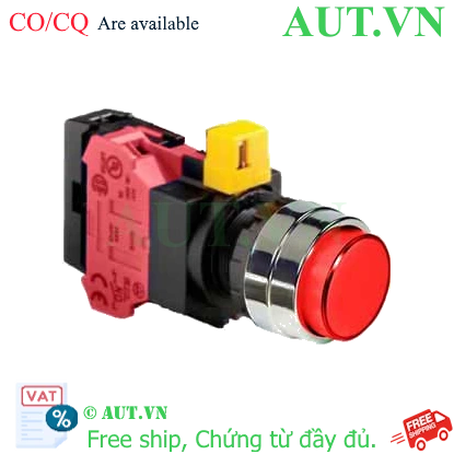 Ảnh của Nút nhấn nhả IDEC HW4L-M2F01QD-R-12V D22 1NC (Đỏ)