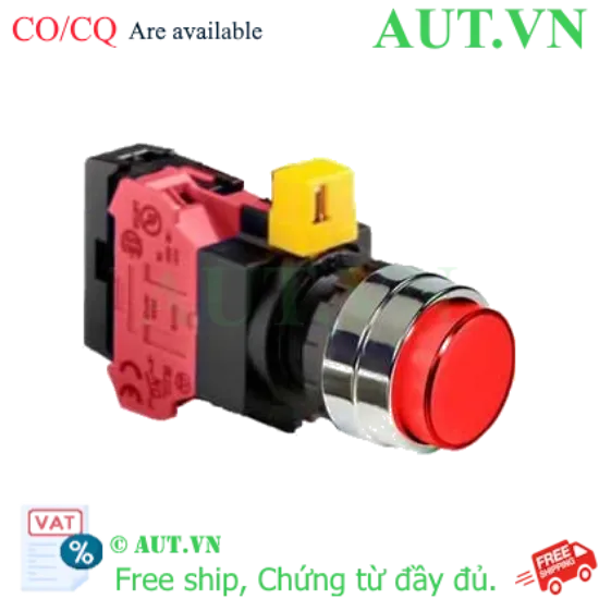 Ảnh của Nút nhấn nhả IDEC HW4L-M2F01QD-R-24V D22 1NC (Đỏ)