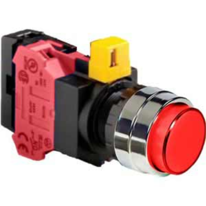 Ảnh của Nút nhấn nhả IDEC HW4L-M2F01QD-R-6V D22 1NC (Đỏ)