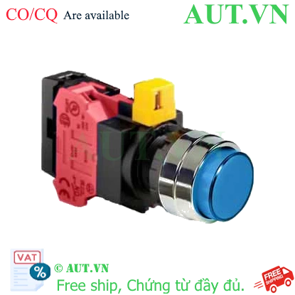 Ảnh của Nút nhấn nhả IDEC HW4L-M2F01QD-S-24V D22 1NC (Xanh)