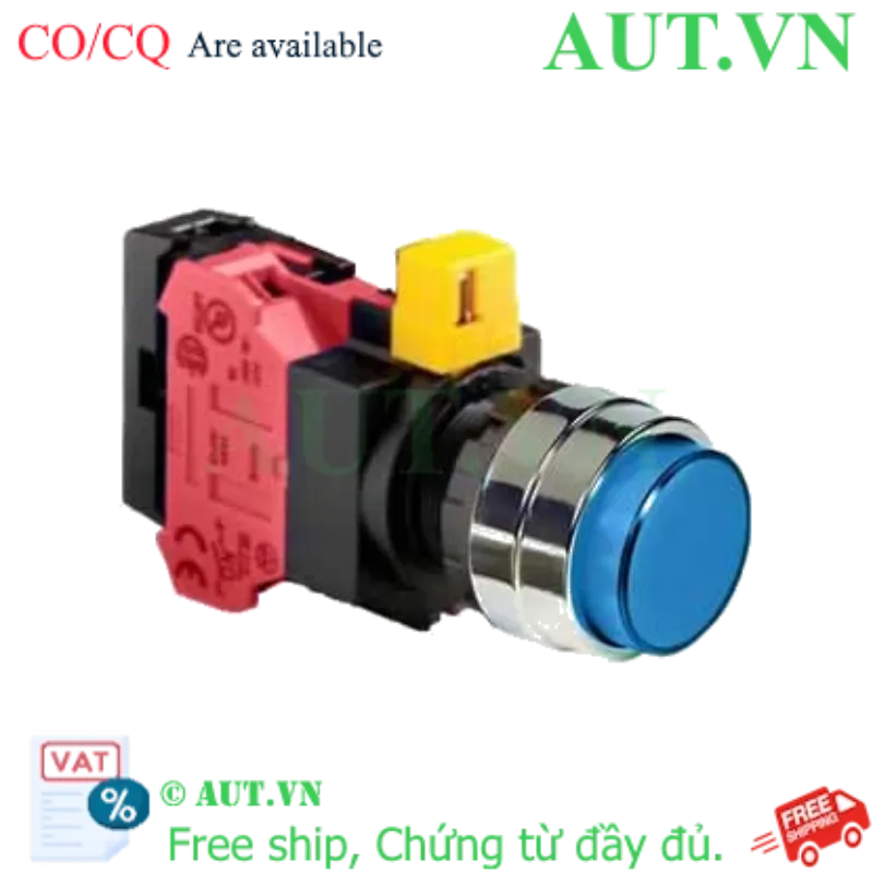 Ảnh của Nút nhấn nhả IDEC HW4L-M2F01QD-S-6V D22 1NC (Xanh)