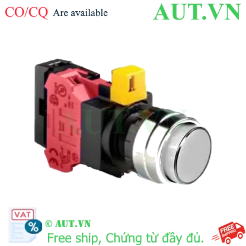 Ảnh của Nút nhấn nhả IDEC HW4L-M2F01QD-W-6V D22 1NC (Trắng)