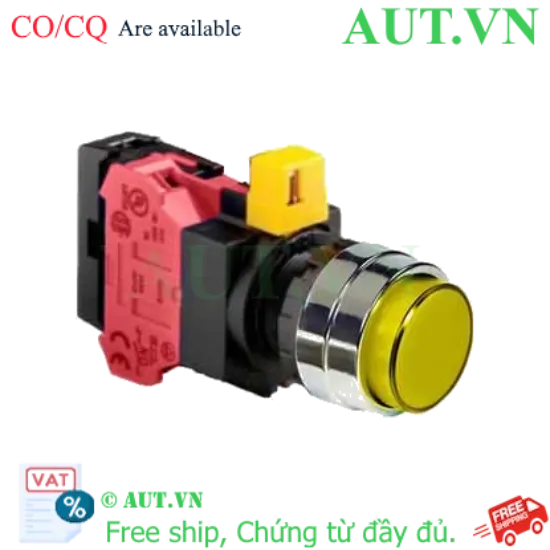 Ảnh của Nút nhấn nhả IDEC HW4L-M2F01QD-Y-6V D22 1NC (Vàng)