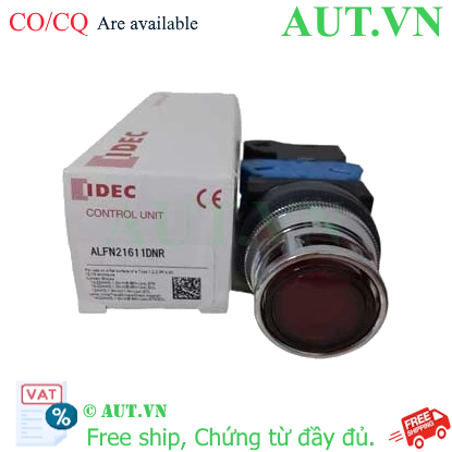 Ảnh của Nút nhấn nhả có đèn IDEC ALFN21611DNR 110VAC D30 1NO+1NC (Đỏ)