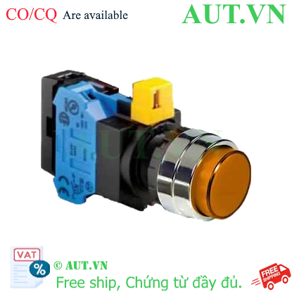 Ảnh của Nút nhấn nhả IDEC HW4L-M2F10QD-A-12V D22 1NO (Hổ phách)