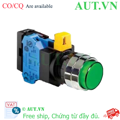 Ảnh của Nút nhấn nhả IDEC HW4L-M2F10QD-G-12V D22 1NO (Xanh)