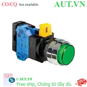 Ảnh của Nút nhấn nhả IDEC HW4L-M2F10QD-G-24V D22 1NO (Xanh)