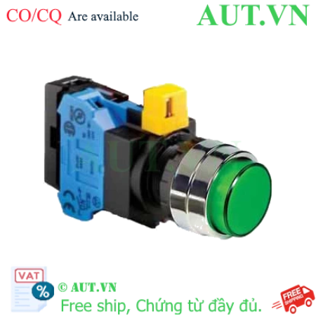 Ảnh của Nút nhấn nhả IDEC HW4L-M2F10QD-G-24V D22 1NO (Xanh)