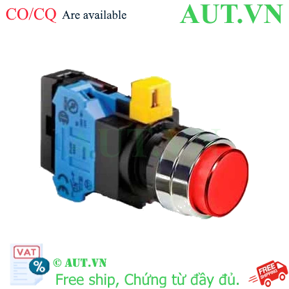 Ảnh của Nút nhấn nhả IDEC HW4L-M2F10QD-R-12V D22 1NO (Đỏ)
