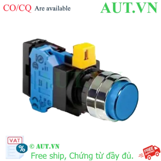 Ảnh của Nút nhấn nhả IDEC HW4L-M2F10QD-S-24V D22 1NO (Xanh)