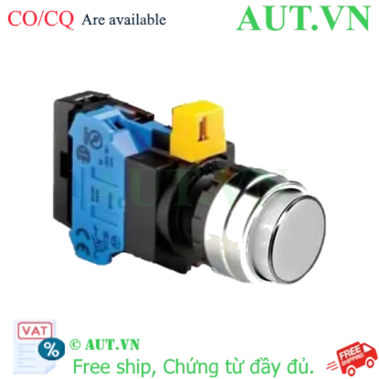 Ảnh của Nút nhấn nhả IDEC HW4L-M2F10QD-W-12V D22 1NO (Trắng)
