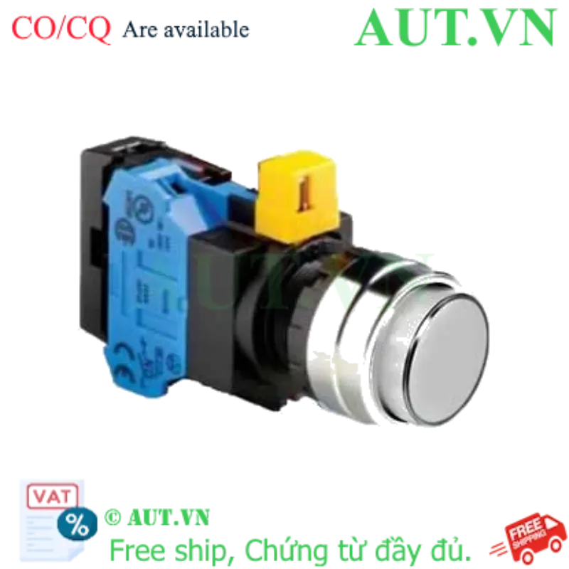 Ảnh của Nút nhấn nhả IDEC HW4L-M2F10QD-W-24V D22 1NO (Trắng)
