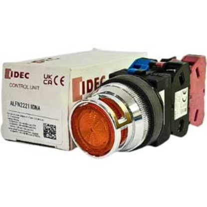 Ảnh của Nút nhấn nhả có đèn IDEC ALFN22211DNA 24VAC/DC D30 1NO+1NC (Hổ phách)