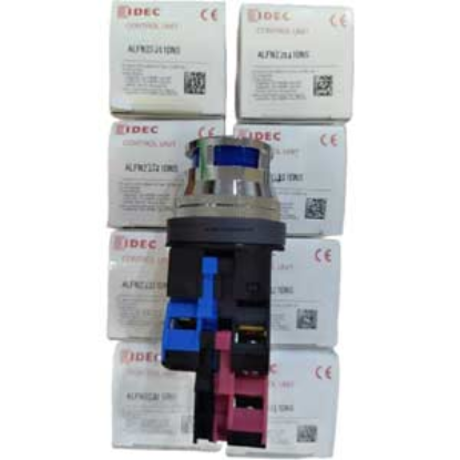 Ảnh của Nút nhấn nhả có đèn IDEC ALFN22211DNS 24VAC/DC D30 1NO+1NC (Xanh)