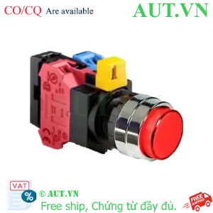 Ảnh của Nút nhấn nhả IDEC HW4L-M2F11QD-R-12V D22 1NO+1NC (Đỏ)