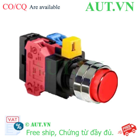 Ảnh của Nút nhấn nhả IDEC HW4L-M2F11QD-R-12V D22 1NO+1NC (Đỏ)