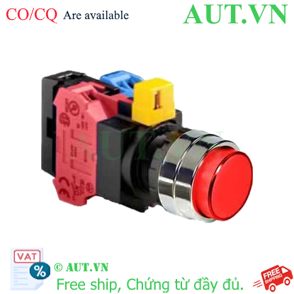 Ảnh của Nút nhấn nhả IDEC HW4L-M2F11QD-R-6V D22 1NO+1NC (Đỏ)