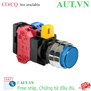Ảnh của Nút nhấn nhả IDEC HW4L-M2F11QD-S-24V D22 1NO+1NC (Xanh)