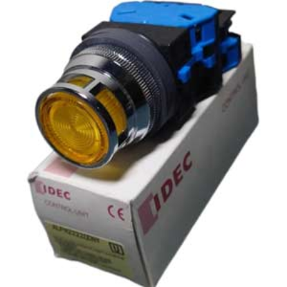 Ảnh của Nút nhấn nhả có đèn IDEC ALFN22220DNY 24VAC/DC D30 2NO (Vàng)