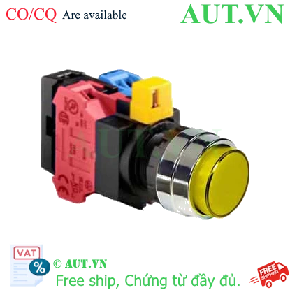 Ảnh của Nút nhấn nhả IDEC HW4L-M2F11QD-Y-24V D22 1NO+1NC (Vàng)