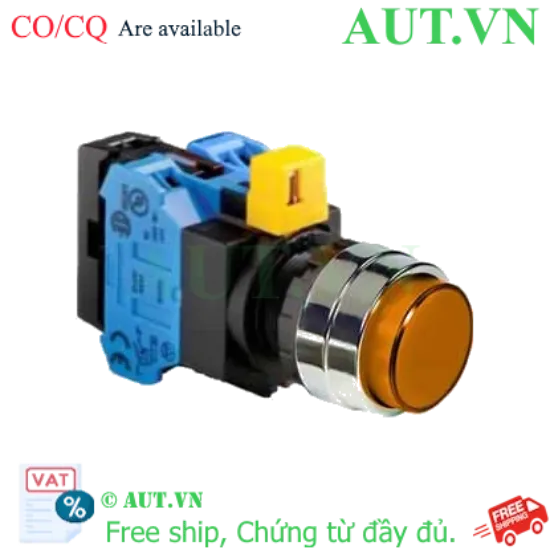 Ảnh của Nút nhấn nhả IDEC HW4L-M2F20QD-A-6V D22 2NO (Hổ phách)