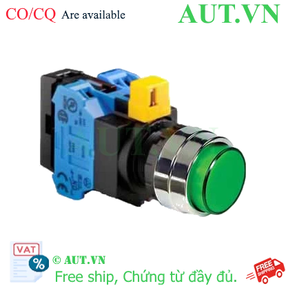 Ảnh của Nút nhấn nhả IDEC HW4L-M2F20QD-G-12V D22 2NO (Xanh)