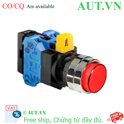 Ảnh của Nút nhấn nhả IDEC HW4L-M2F20QD-R-24V D22 2NO (Đỏ)