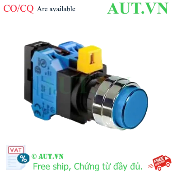 Ảnh của Nút nhấn nhả IDEC HW4L-M2F20QD-S-24V D22 2NO (Xanh)