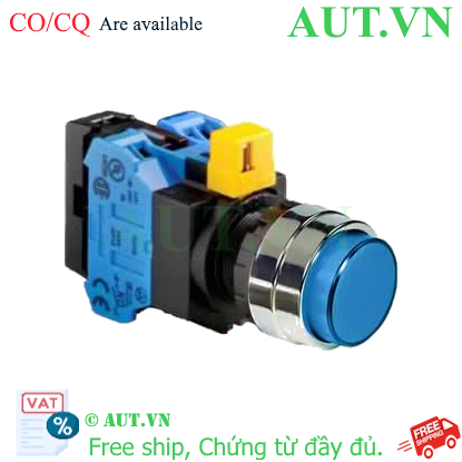 Ảnh của Nút nhấn nhả IDEC HW4L-M2F20QD-S-6V D22 2NO (Xanh)