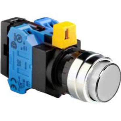 Ảnh của Nút nhấn nhả IDEC HW4L-M2F20QD-W-12V D22 2NO (Trắng)