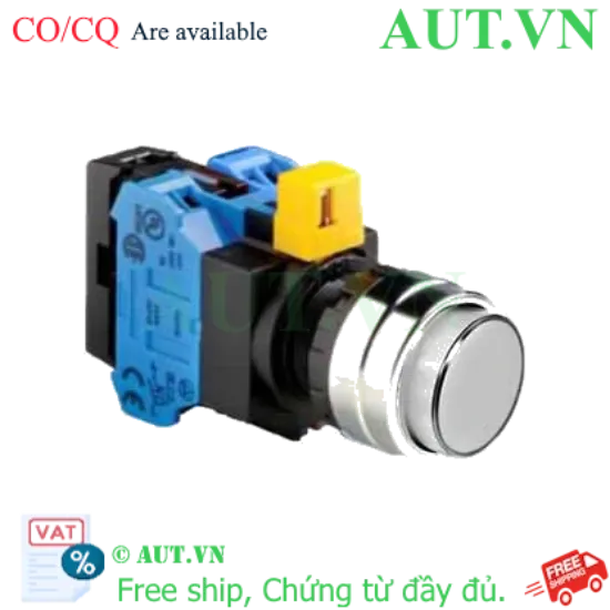 Ảnh của Nút nhấn nhả IDEC HW4L-M2F20QD-W-6V D22 2NO (Trắng)