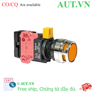 Ảnh của Nút nhấn nhả IDEC HW4L-MF2F01QD-A-24V D22 1NC (Hổ phách)