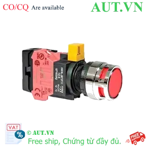Ảnh của Nút nhấn nhả IDEC HW4L-MF2F01QD-R-12V D22 1NC (Đỏ)