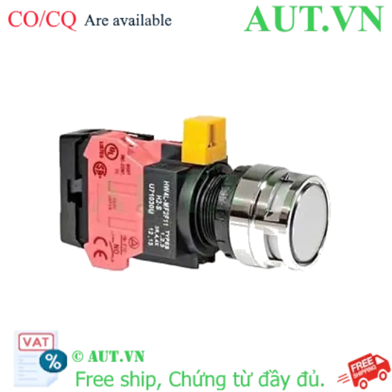 Ảnh của Nút nhấn nhả IDEC HW4L-MF2F01QD-W-12V D22 1NC (Trắng)