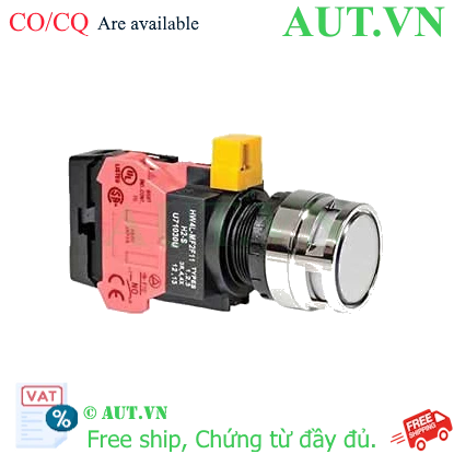Ảnh của Nút nhấn nhả IDEC HW4L-MF2F01QD-W-24V D22 1NC (Trắng)