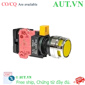 Ảnh của Nút nhấn nhả IDEC HW4L-MF2F01QD-Y-24V D22 1NC (Vàng)