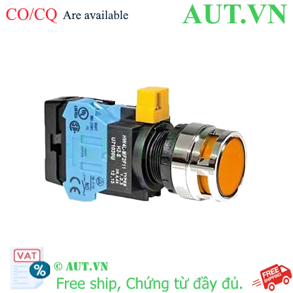 Ảnh của Nút nhấn nhả IDEC HW4L-MF2F10QD-A-6V D22 1NO (Hổ phách)