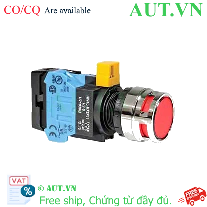 Ảnh của Nút nhấn nhả IDEC HW4L-MF2F10QD-R-24V D22 1NO (Đỏ)