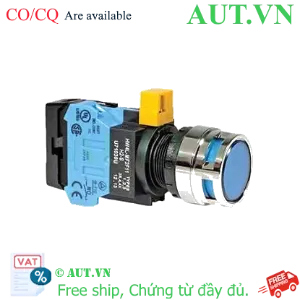 Ảnh của Nút nhấn nhả IDEC HW4L-MF2F10QD-S-6V D22 1NO (Xanh)