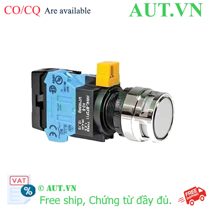Ảnh của Nút nhấn nhả IDEC HW4L-MF2F10QD-W-6V D22 1NO (Trắng)