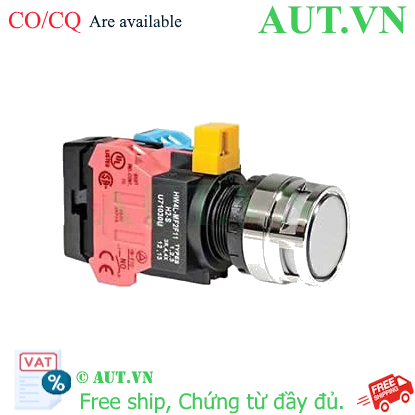 Ảnh của Nút nhấn nhả IDEC HW4L-MF2F11QD-W-12V D22 1NO+1NC (Trắng)