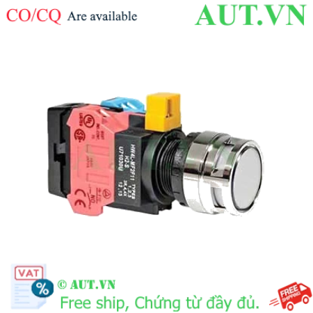 Ảnh của Nút nhấn nhả IDEC HW4L-MF2F11QD-W-6V D22 1NO+1NC (Trắng)