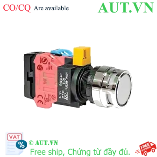 Ảnh của Nút nhấn nhả IDEC HW4L-MF2F11QD-W-6V D22 1NO+1NC (Trắng)