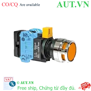Ảnh của Nút nhấn nhả IDEC HW4L-MF2F20QD-A-6V D22 2NO (Hổ phách)