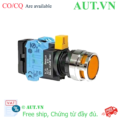Ảnh của Nút nhấn nhả IDEC HW4L-MF2F20QD-A-6V D22 2NO (Hổ phách)
